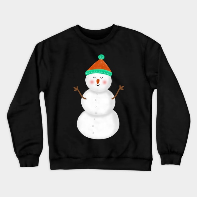 Christmas Snowman Crewneck Sweatshirt by Onanong art design shop.